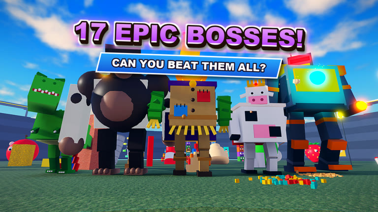 17 epic bosses lined up in Recipe For Disaster